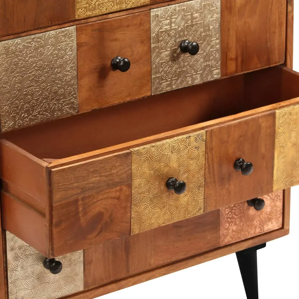 Chest of Drawers 60x30x75 cm Solid Acacia Wood Price