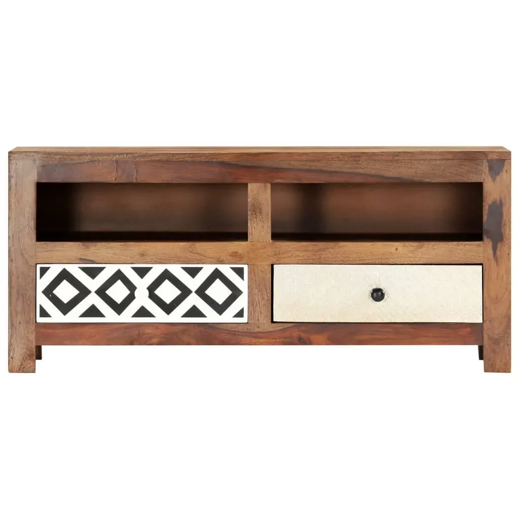 TV Cabinet 90x30x40 cm Solid Acacia Wood Price