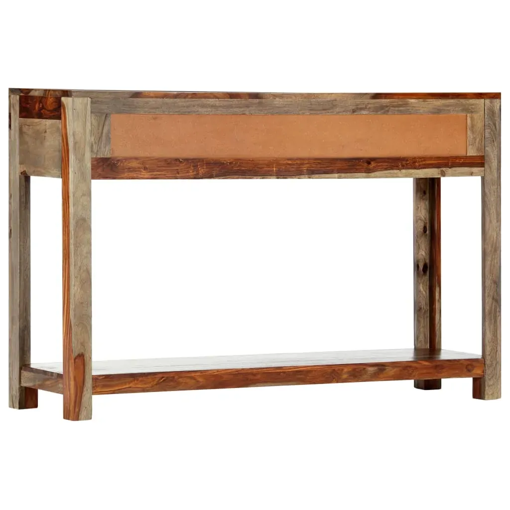 Console Table with 3 Drawers 120x30x75 cm Solid Acacia Wood Price