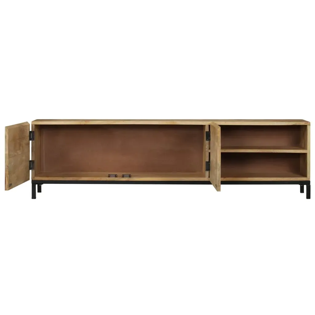 TV Cabinet 145x30x41 cm Solid Mango Wood Price