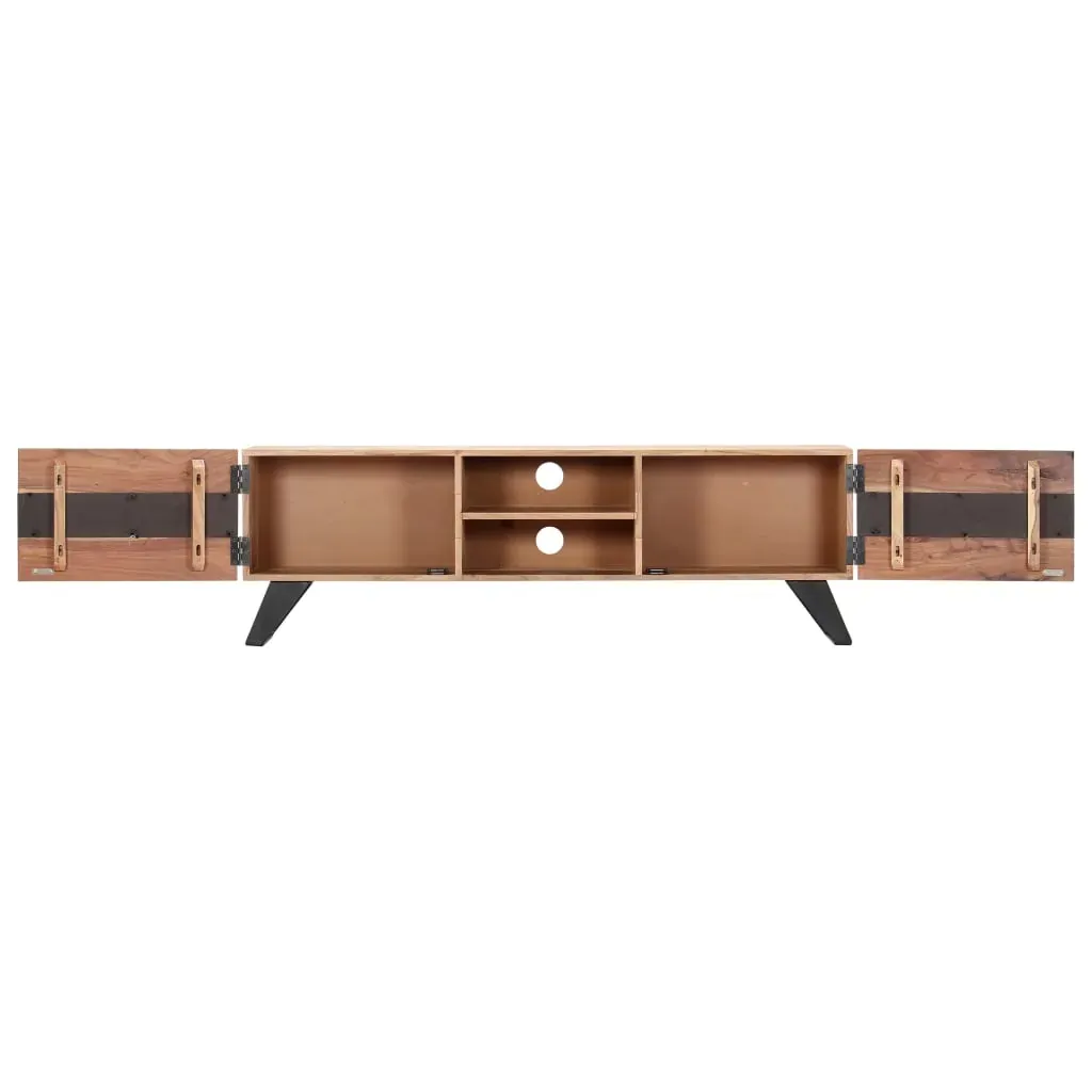 TV Cabinet 140x30x45 cm Solid Acacia Wood Price