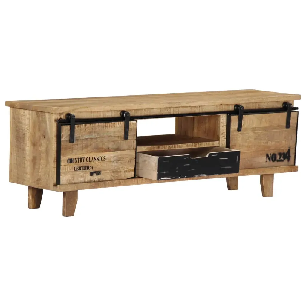 TV Cabinet 120x30x40 cm Solid Mango Wood Price
