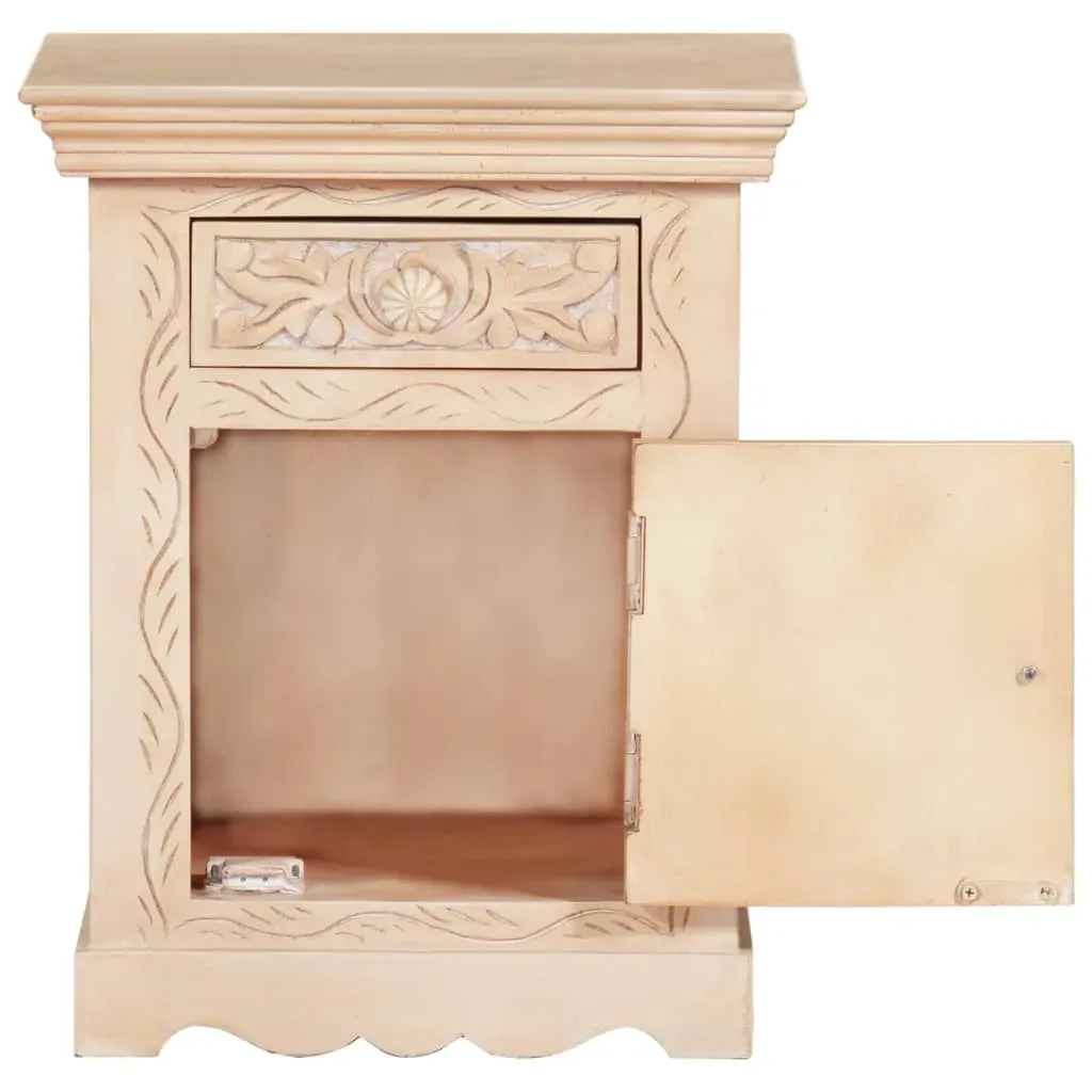 Bedside Cabinet 40x30x50 cm Solid Mango Wood Price
