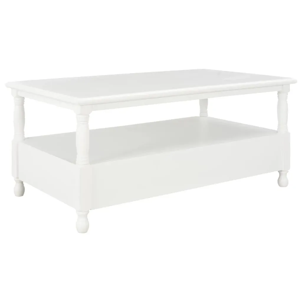 Coffee Table White 100x55x45 cm Wood Price