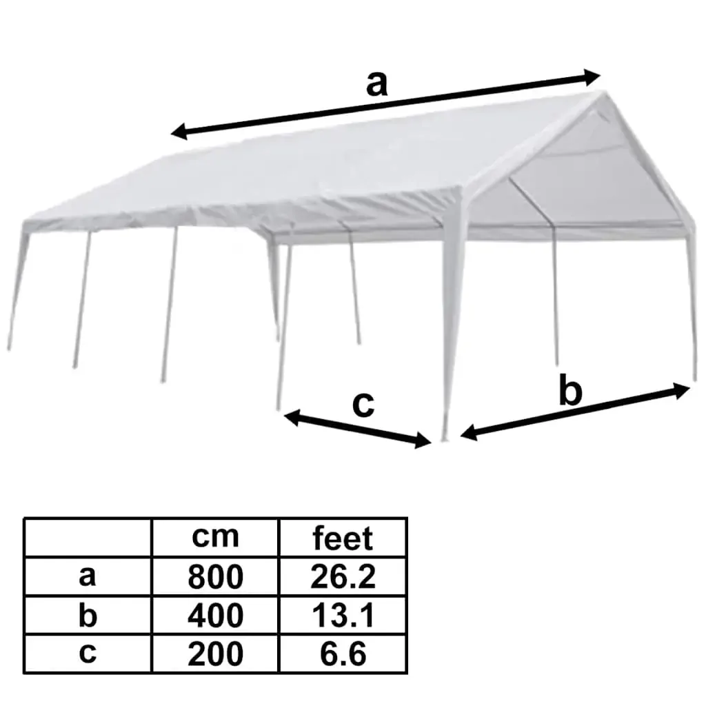 Party Marquee White 8x4 m Price