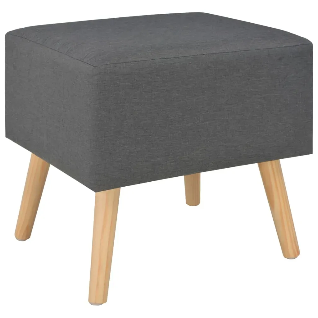 Bedside Cabinets 2 pcs Dark Grey 40x35x40 cm Fabric Price