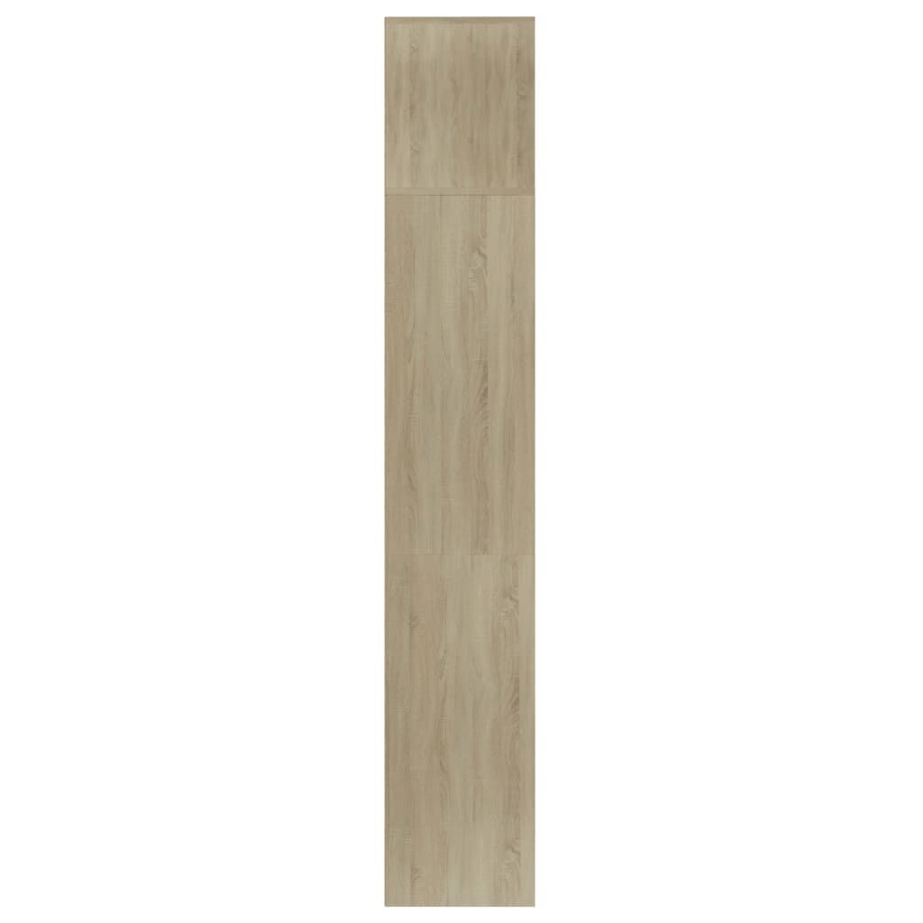 3 Piece Book/TV Cabinet Set Sonoma Oak 180x30x180 cm Price