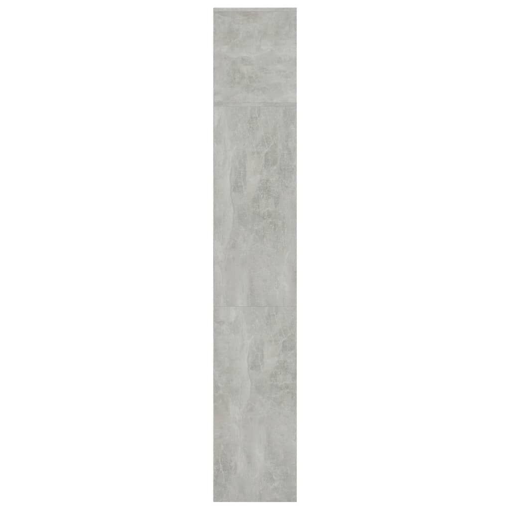 3 Piece Book/TV Cabinet Set Concrete Grey 180x30x180 cm Price