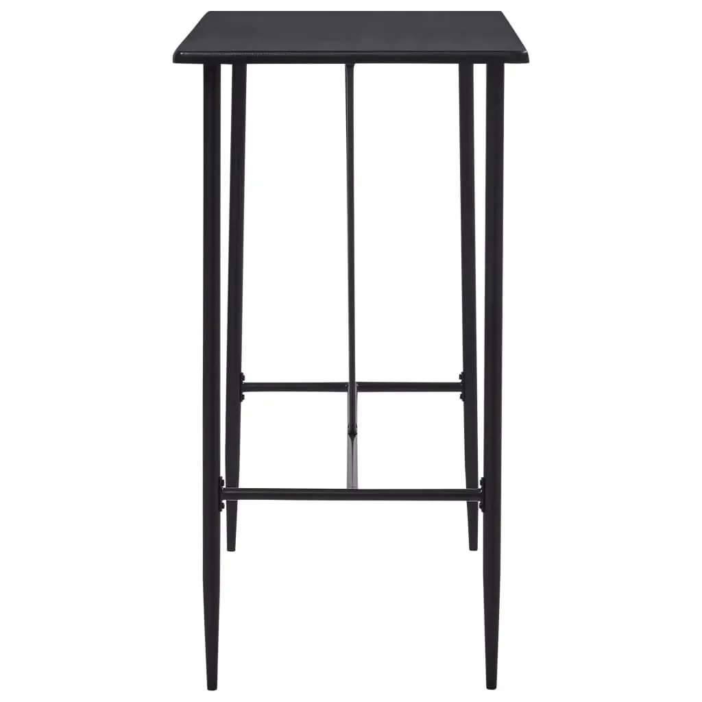 5 Piece Bar Set Plastic Black Price
