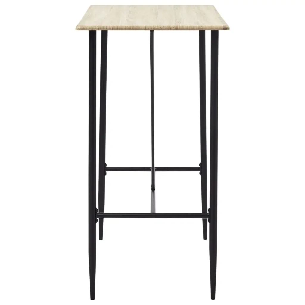 5 Piece Bar Set Plastic Black Price