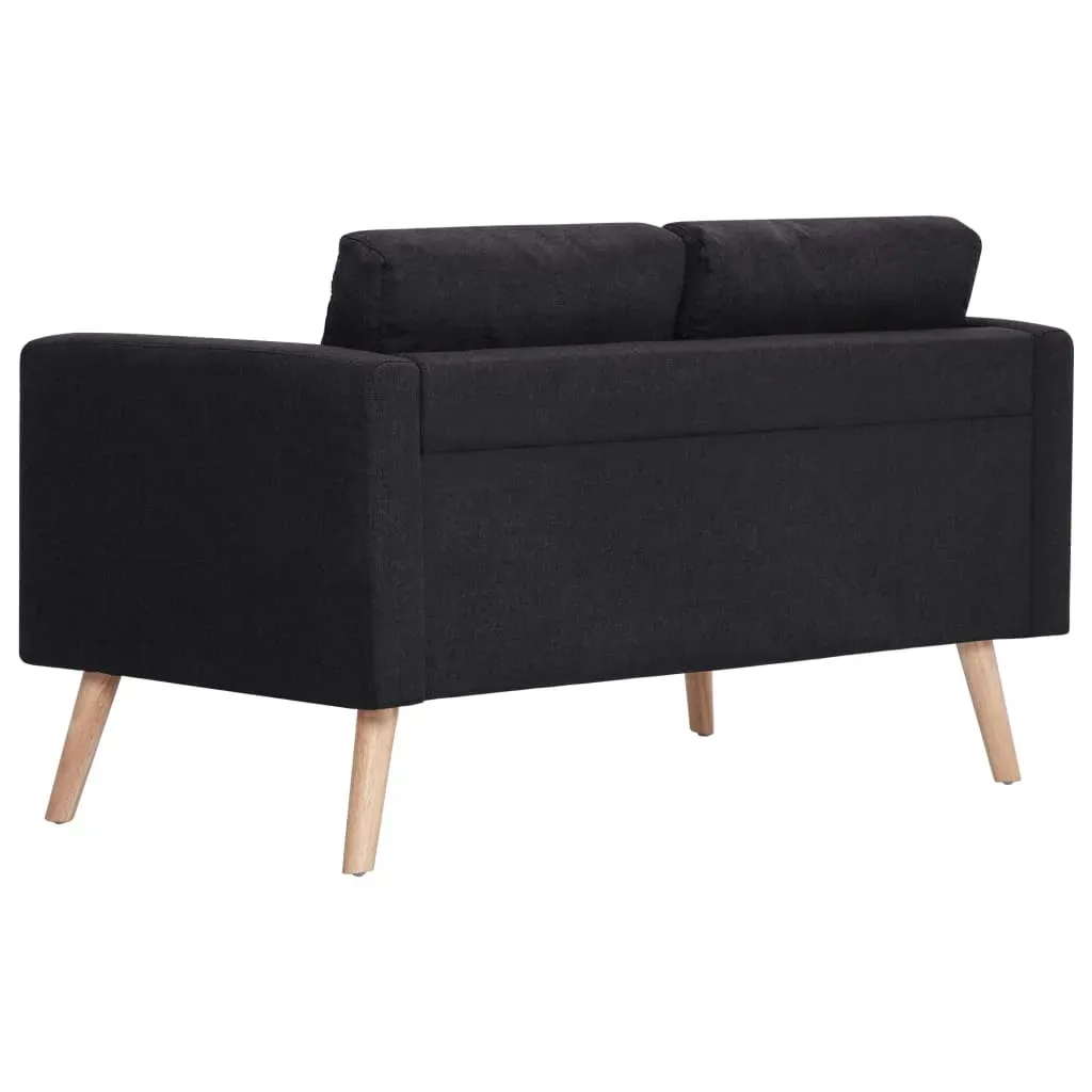 2-Seater Sofa Fabric Black Price