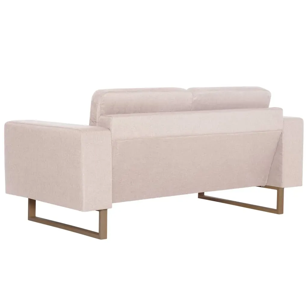 2-Seater Sofa Fabric Cream Price