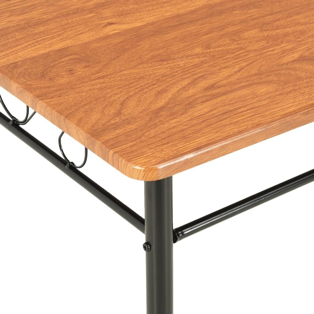 Dining Table Brown 120x70x75 cm MDF Price