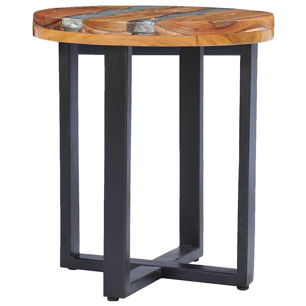 Coffee Table 40x45 cm Solid Teak Wood and Polyresin Price