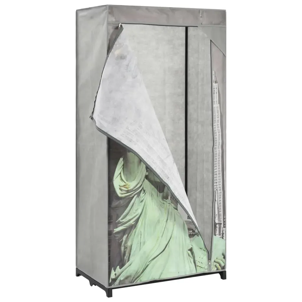 Wardrobe New York 75x45x160 cm Fabric Price