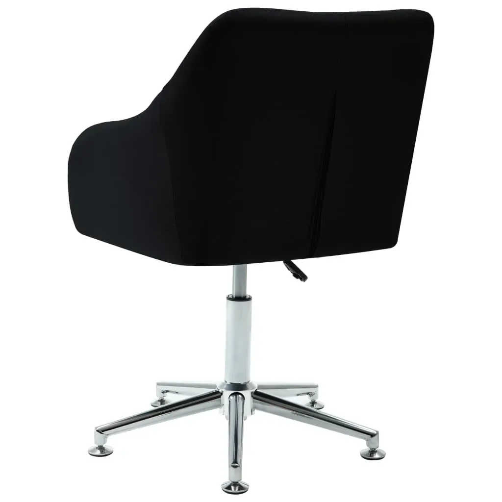 Swivel Dining Chair Black Fabric Price