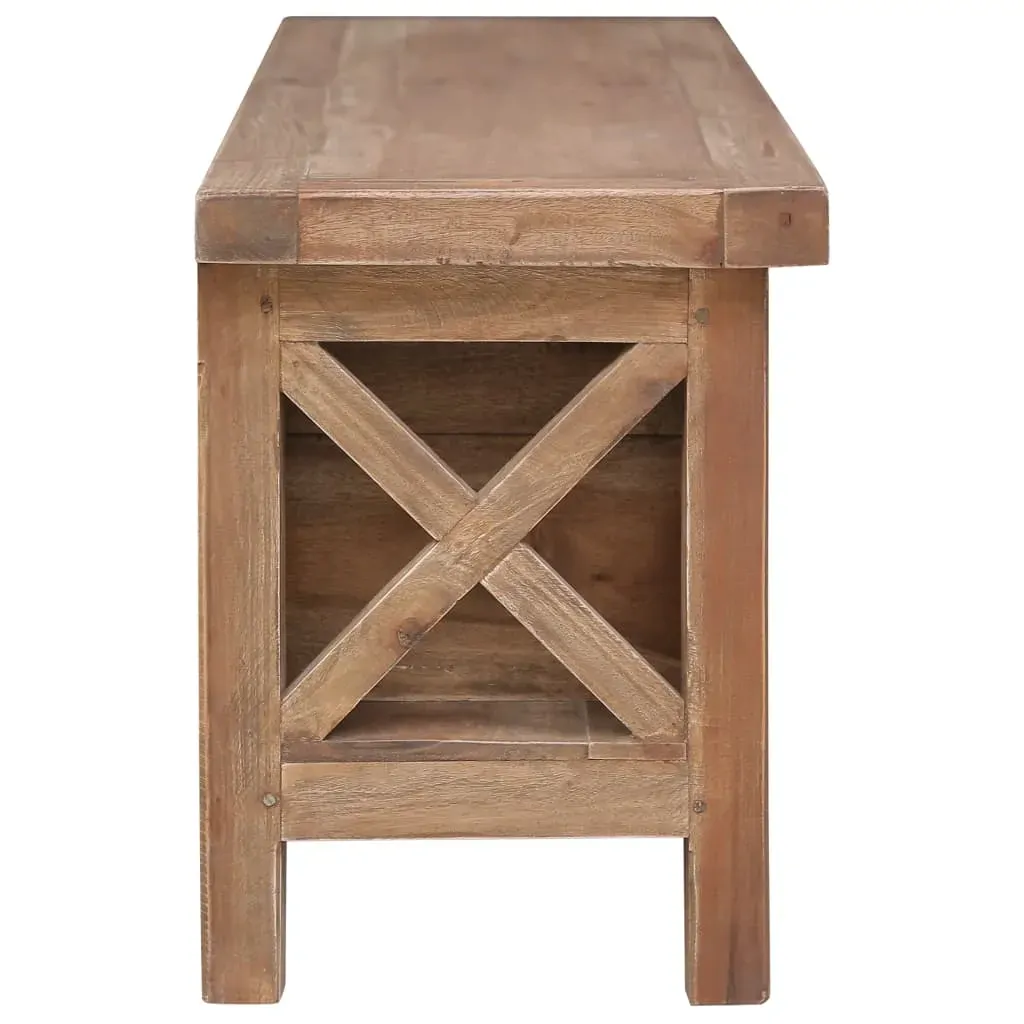 TV Cabinet with 3 Drawers 120x30x40 cm Solid Mahogany Wood Price