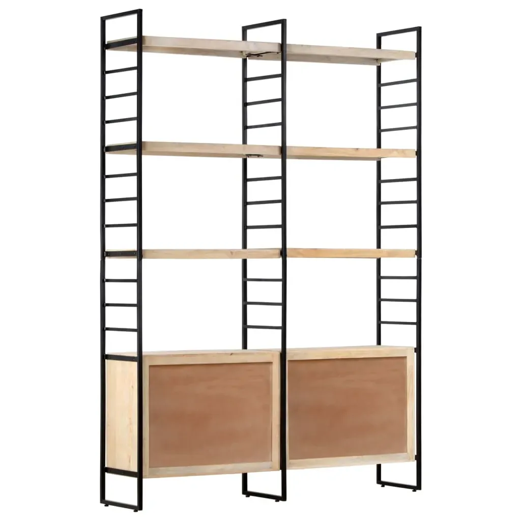 4-Tier Bookcase 124x30x180 cm Solid Mango Wood Price