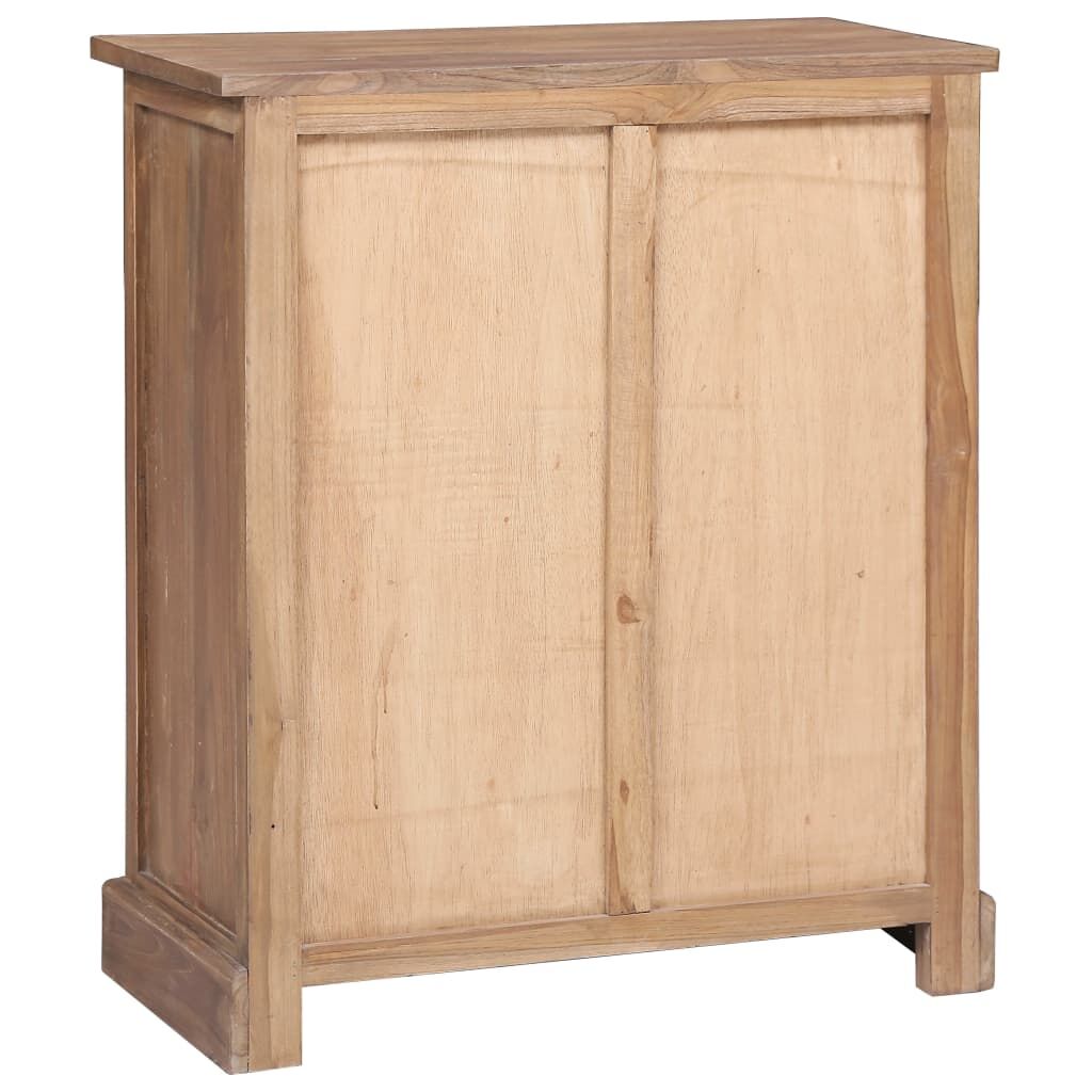Side Cabinet 65x30x75 cm Solid Teak Price
