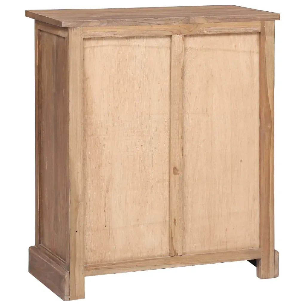 Side Cabinet 65x30x75 cm Solid Teak Price
