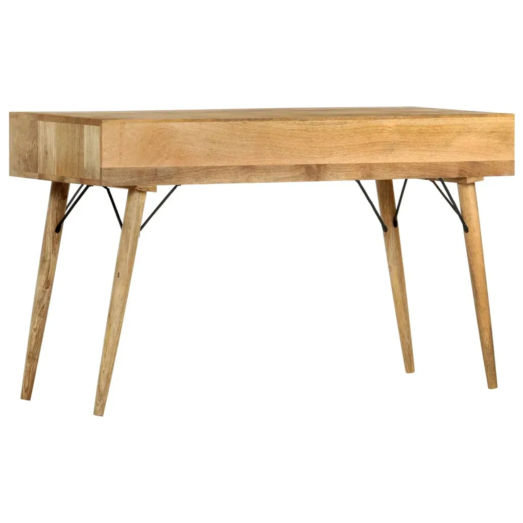 Desk with Drawers 130x50x80 cm Solid Mango Wood Price
