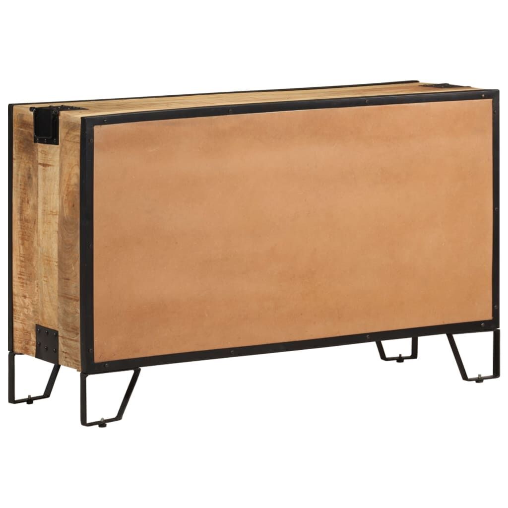 Sideboard 100x31x60 cm Solid Rough Mango Wood Price