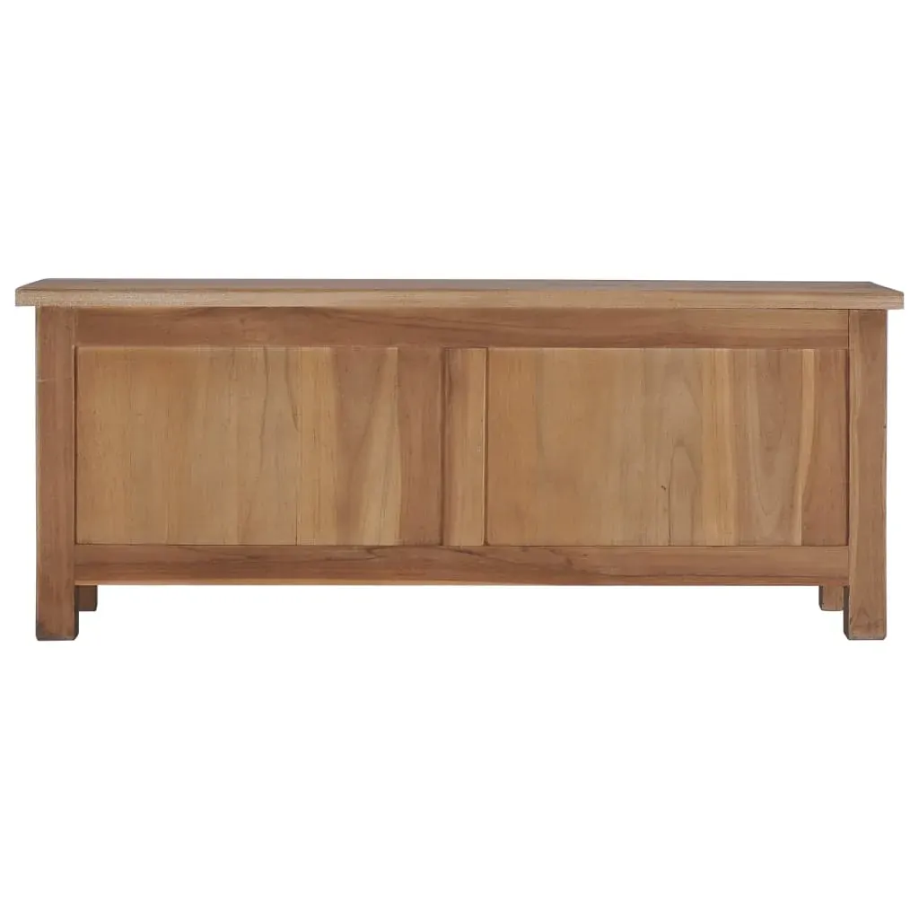 TV Cabinet 90x30x35 cm Solid Teak Wood Price