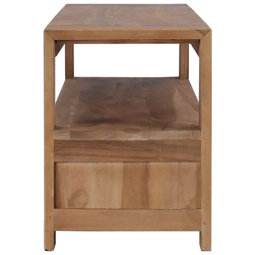 TV Cabinet 120x30x40 cm Solid Teak Wood Price