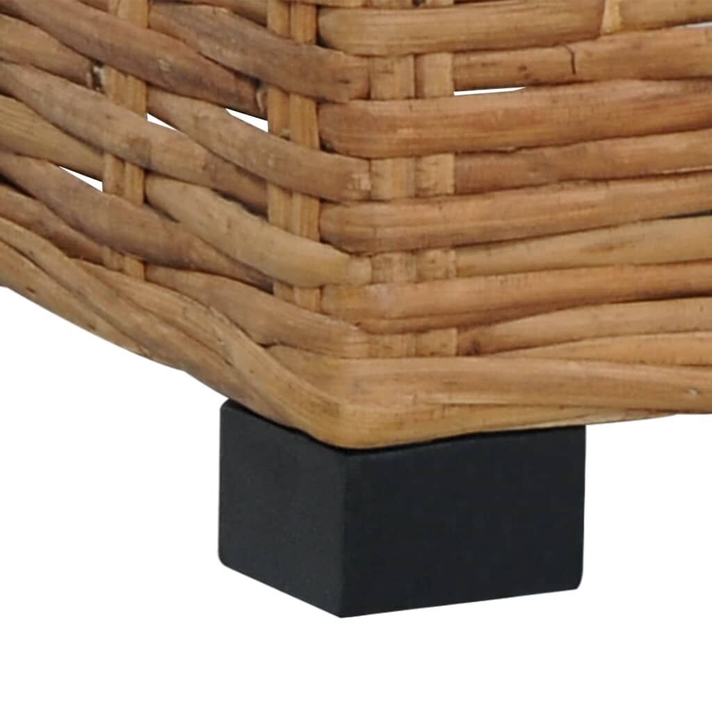 Footrest with Cushion Natural Rattan Price