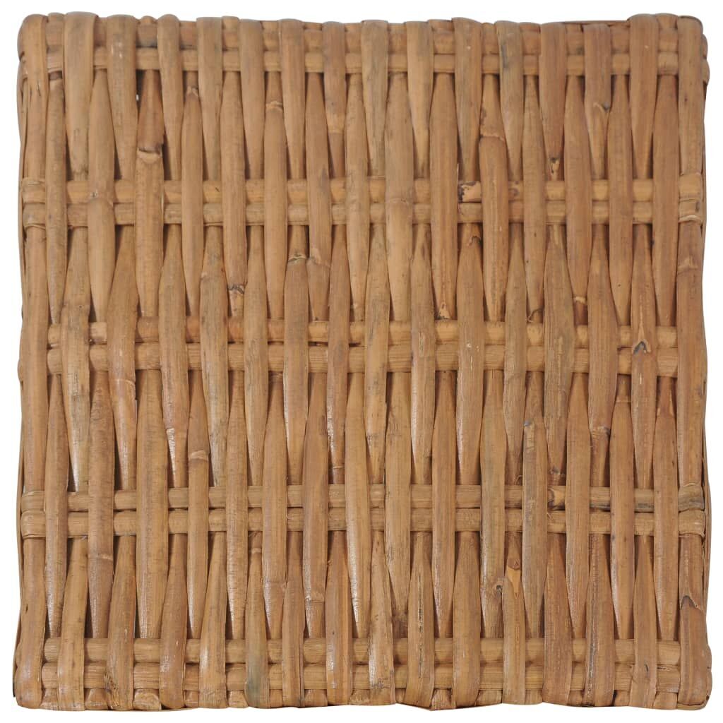 Coffee Table 47x47x28 cm Natural Rattan Price