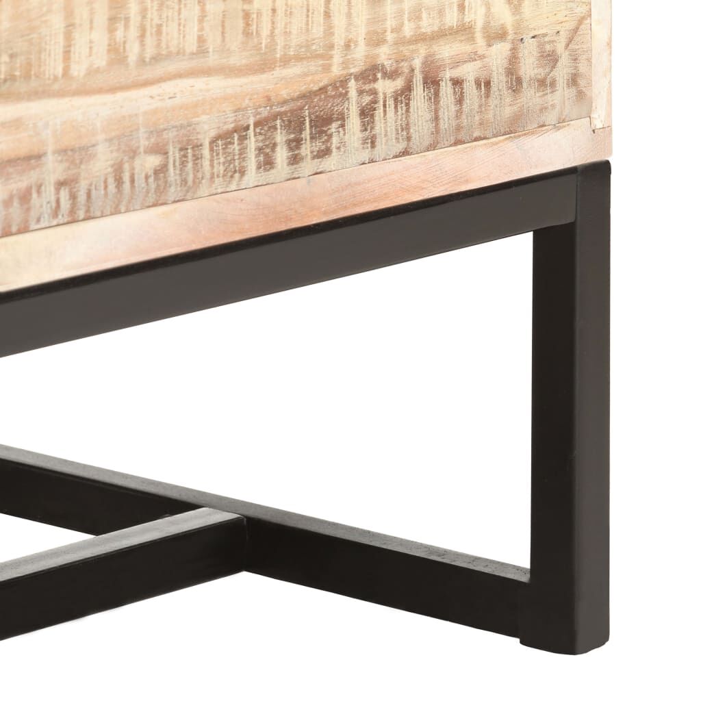 Sideboard White 73x30x75 cm Solid Acacia Wood Price