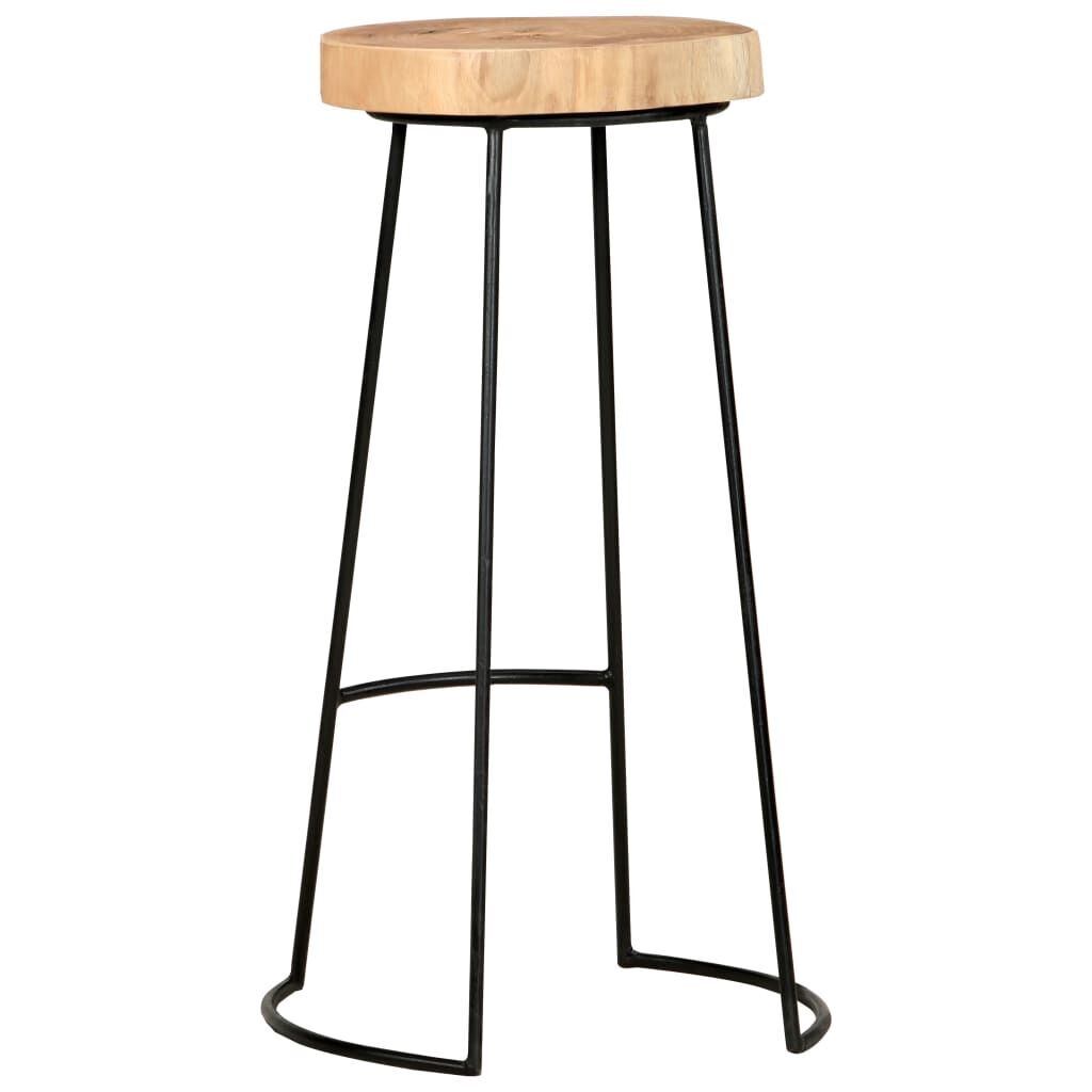 Bar Stools 2 pcs Solid Acacia Wood Price