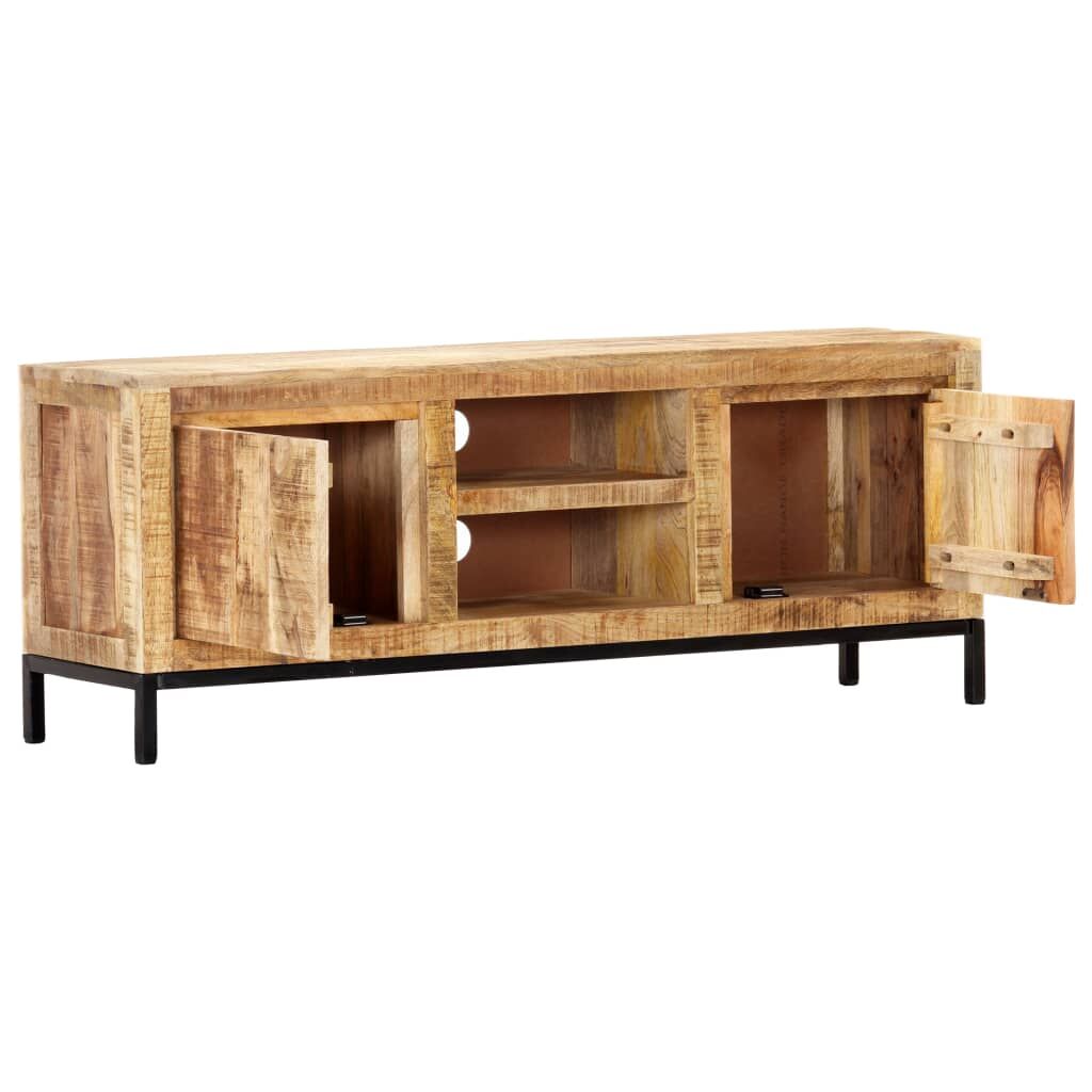 TV Cabinet 118x30x45 cm Solid Mango Wood Price