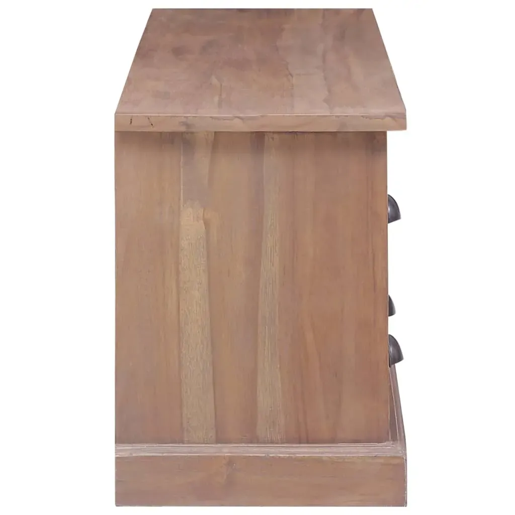 TV Cabinet 120x30x40 cm Solid Teak Wood Price