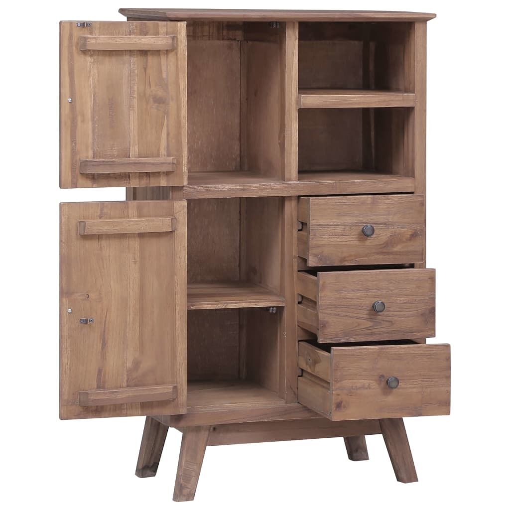Highboard 60x30x100 cm Solid Teak Wood Price