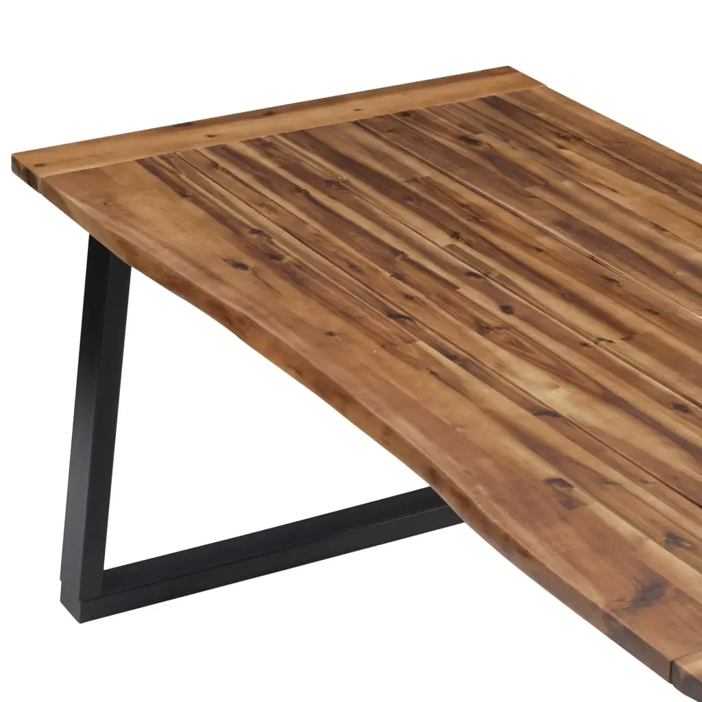 Dining Table Solid Acacia Wood 180x90 cm Price