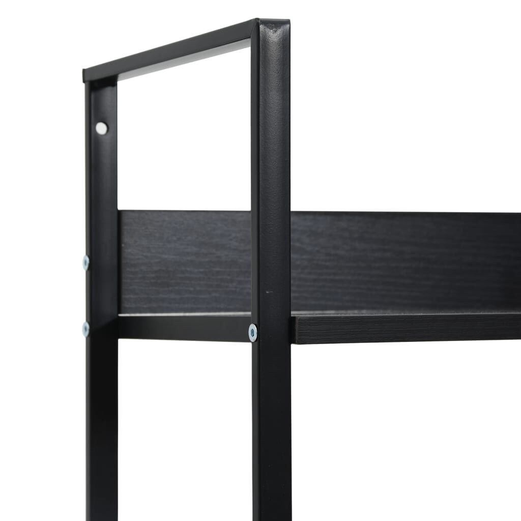 4-Layer Book Shelf Black 60x27.6x124.5 cm Engineered Wood Price