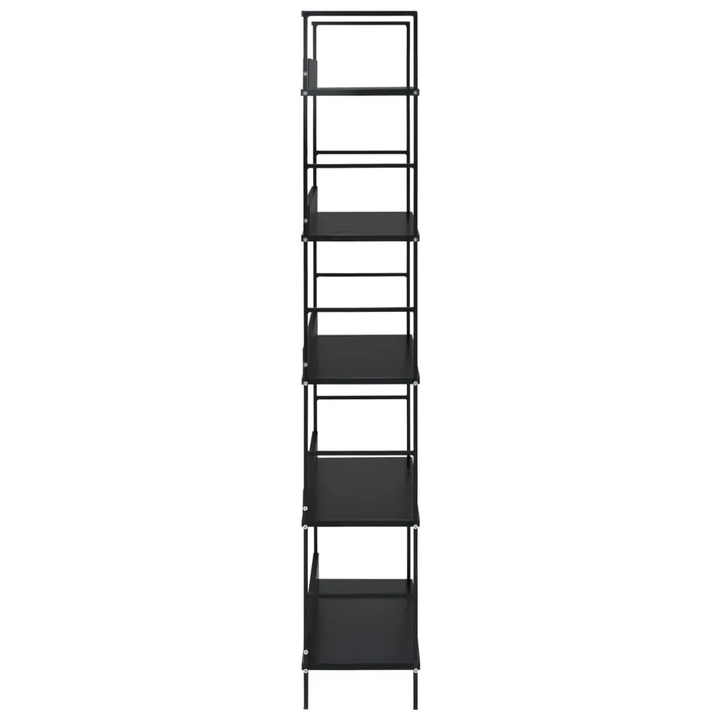 5-Layer Book Shelf Black 60x27.6x158.5 cm Engineered Wood Price