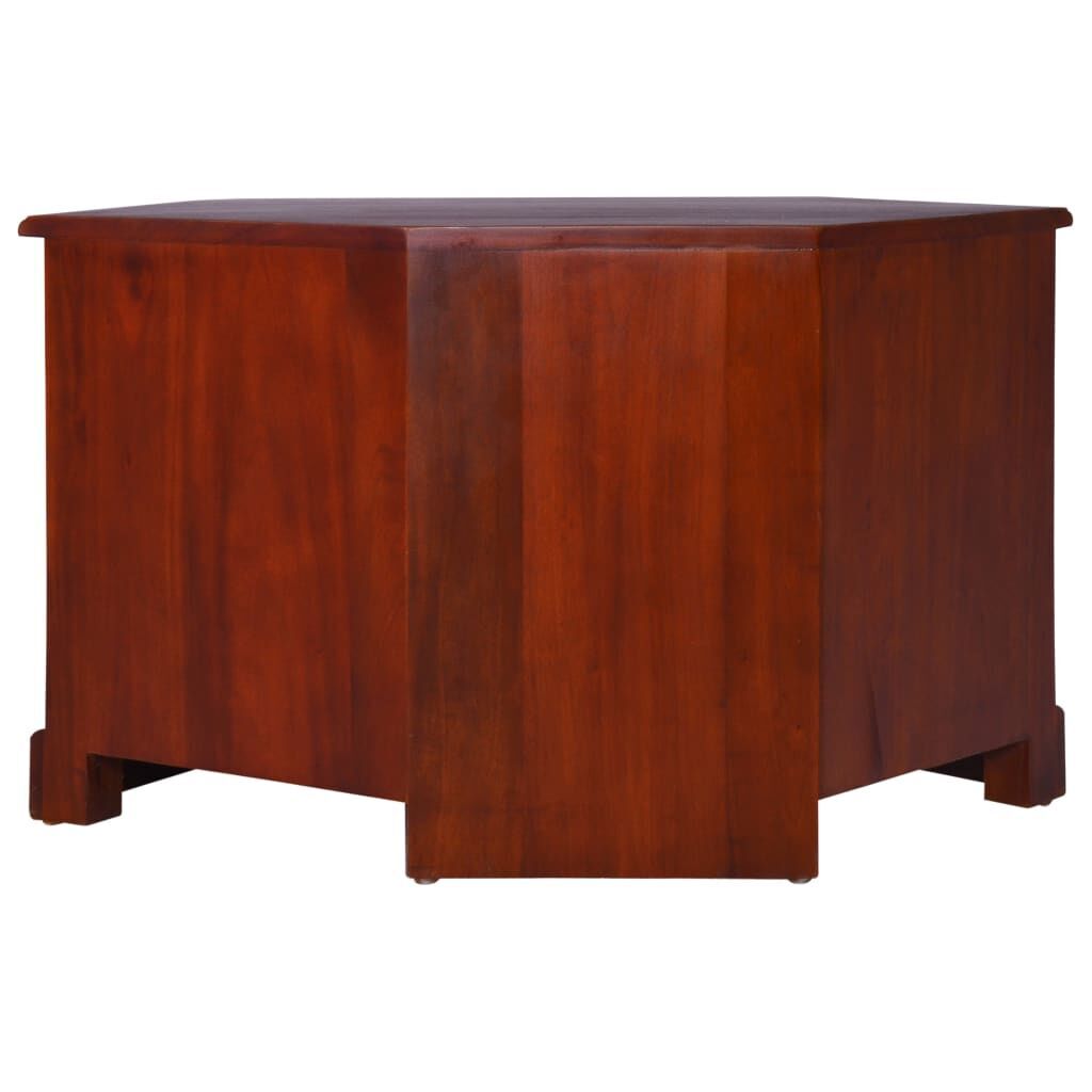 Corner TV Cabinet Classical Brown Solid Mahogany Wood Price