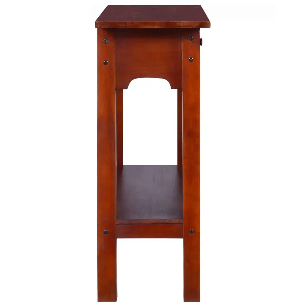 Console Table Classical Brown 90x30x75cm Solid Mahogany Wood Price
