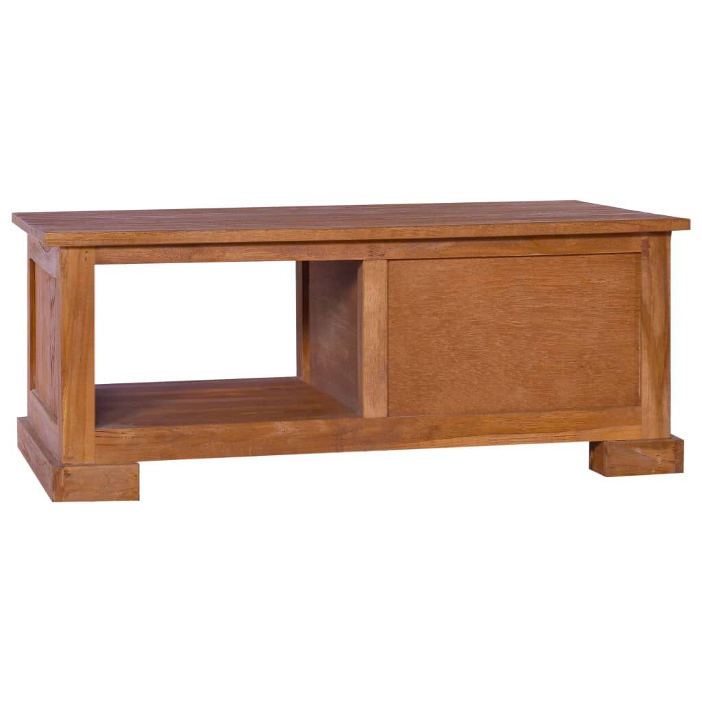 TV Cabinet 90x50x37 cm Solid Teak Wood Price
