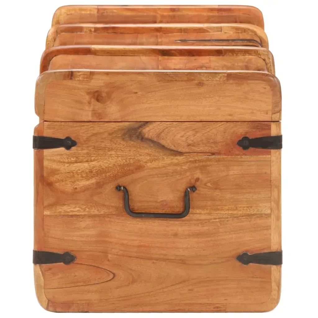 Storage Chest 90x40x40 cm Solid Acacia Wood Price