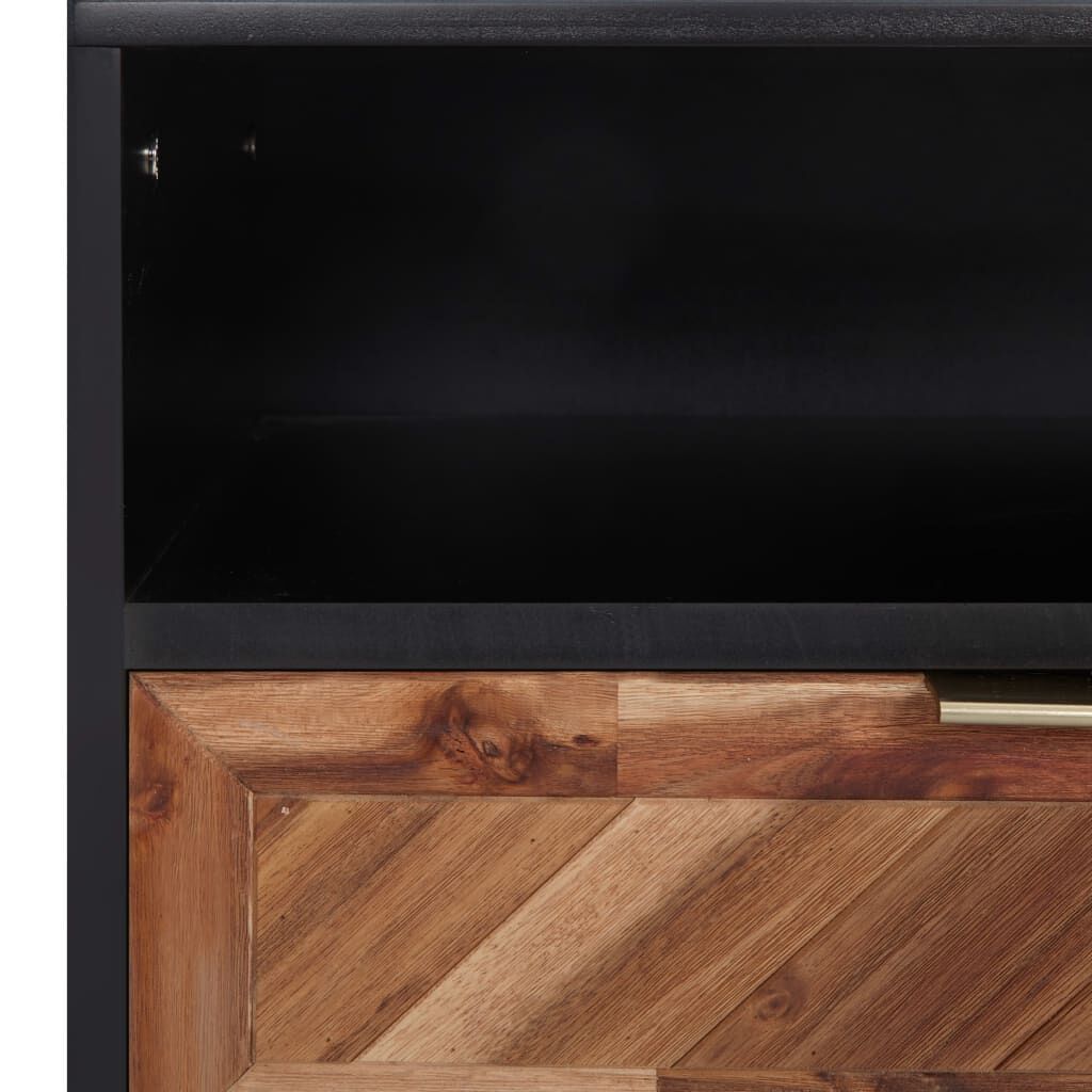 TV Cabinet 100x35x45 cm Solid Acacia Wood and MDF Price