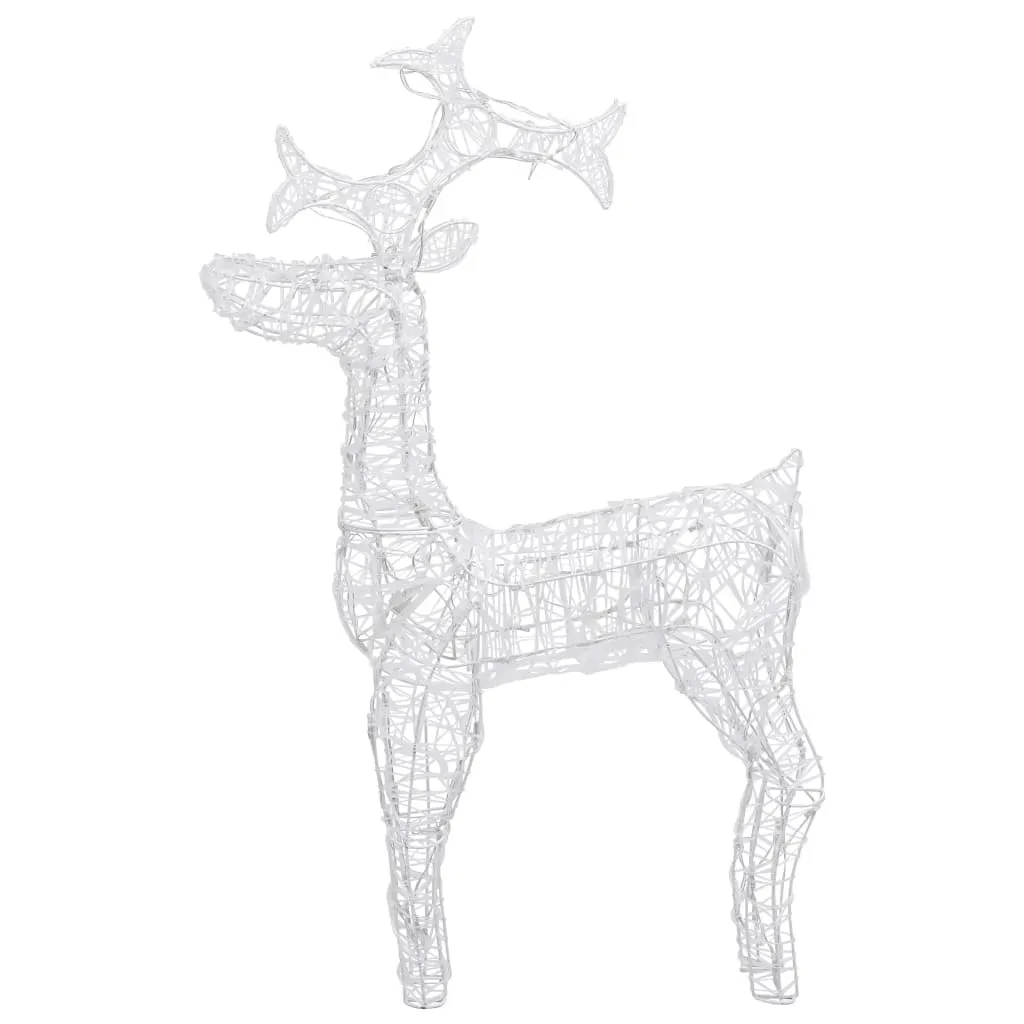 Reindeer Christmas Decoration 90 LEDs 60x16x100 cm Acrylic Price