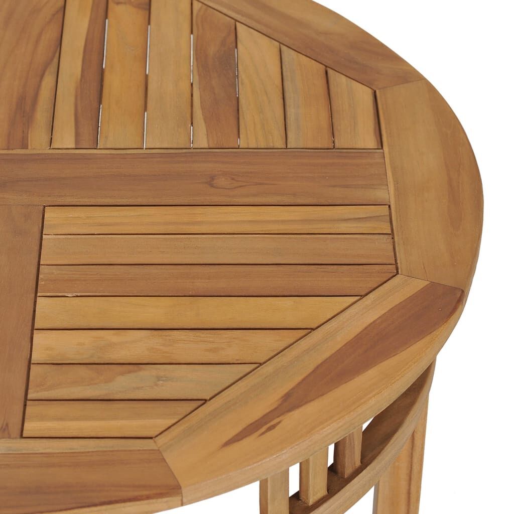 3 Piece Garden Dining Set Solid Teak Wood Price