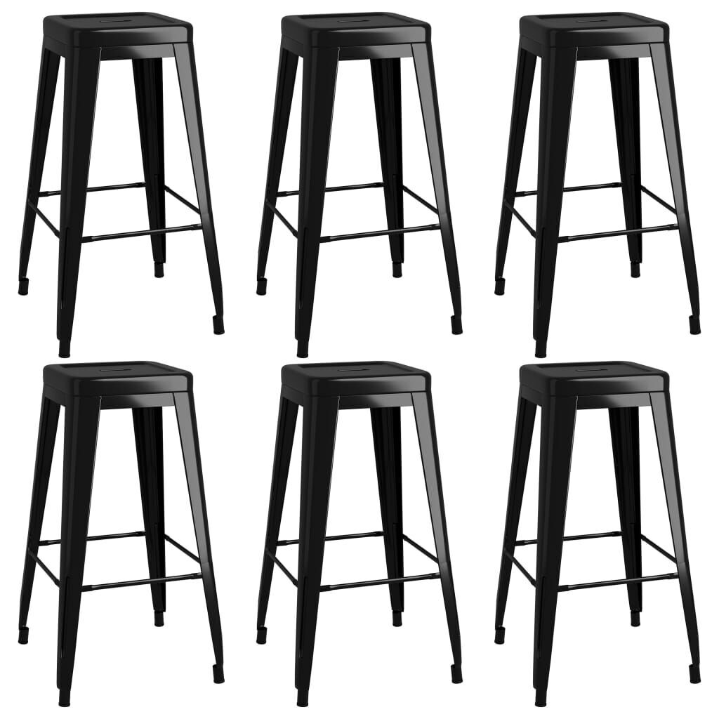7 Piece Bar Set White and Black Price