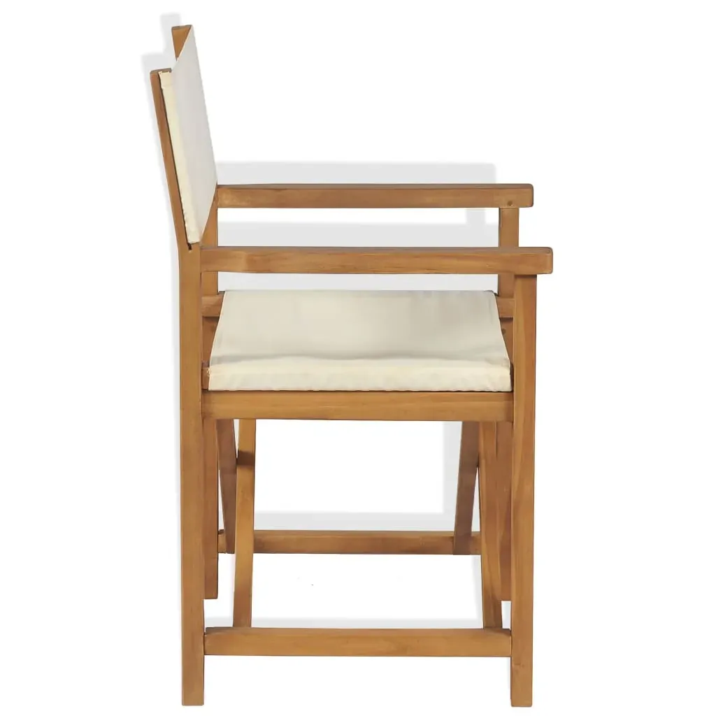 Folding Director's Chairs 2 pcs Solid Teak Wood Price