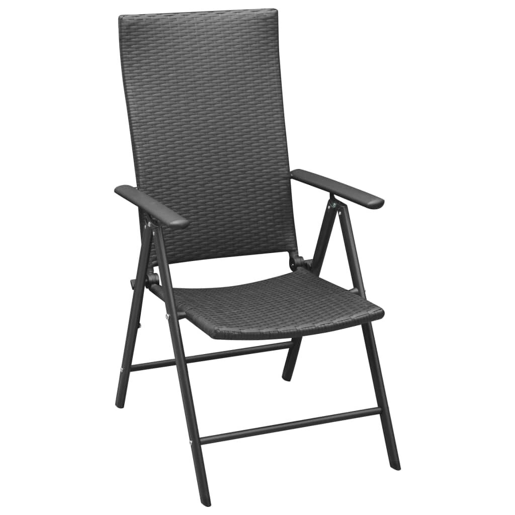 7 Piece Garden Dining Set Black and Brown Price