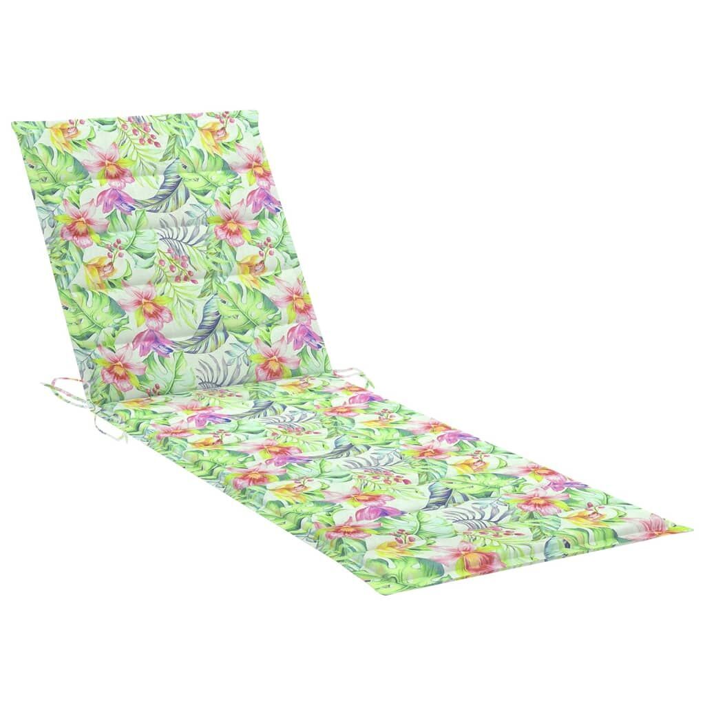 2-Person Garden Sun Lounger with Cushion Grey Solid Acacia Wood Price