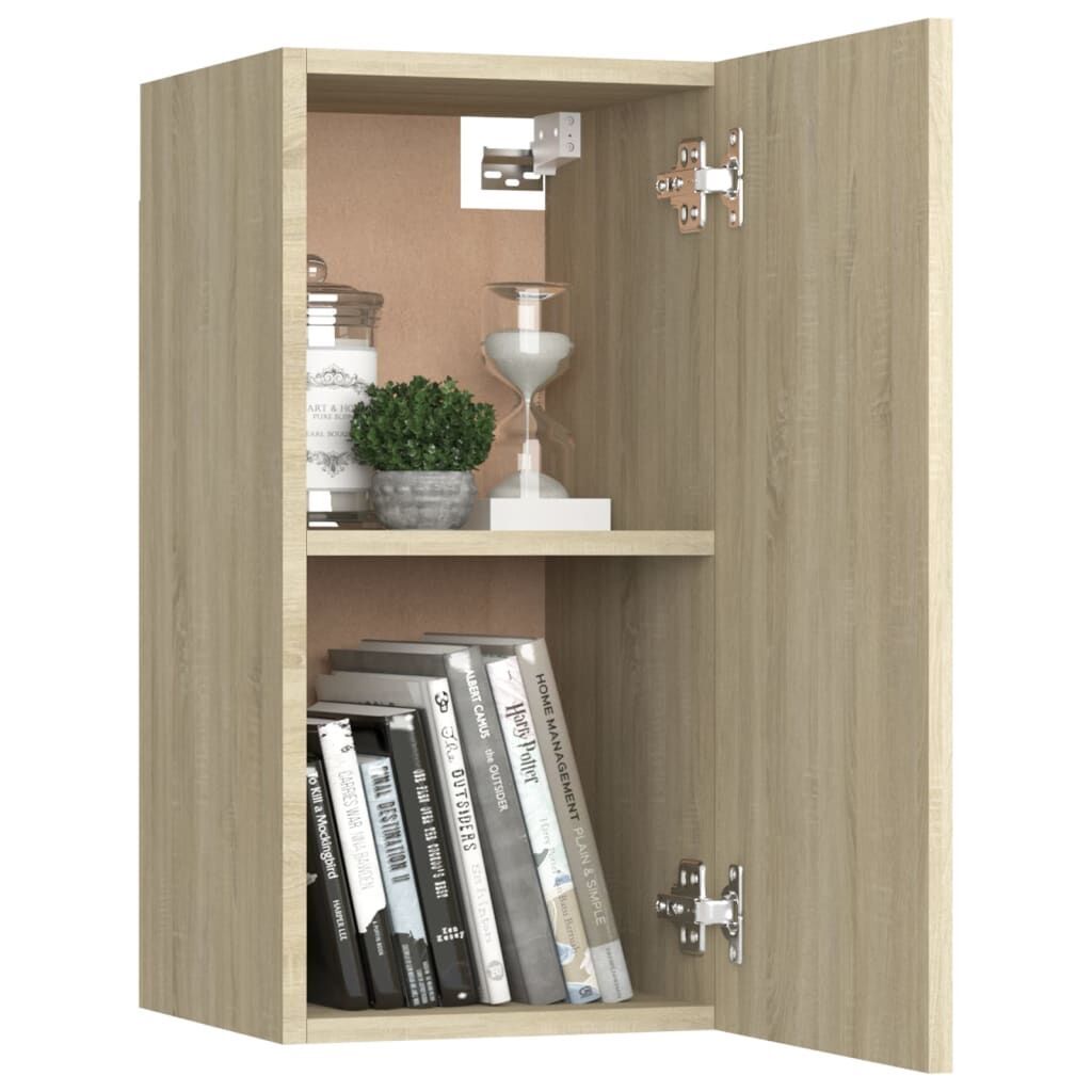 7 Piece TV Cabinet Set Sonoma Oak Engineered Wood Price
